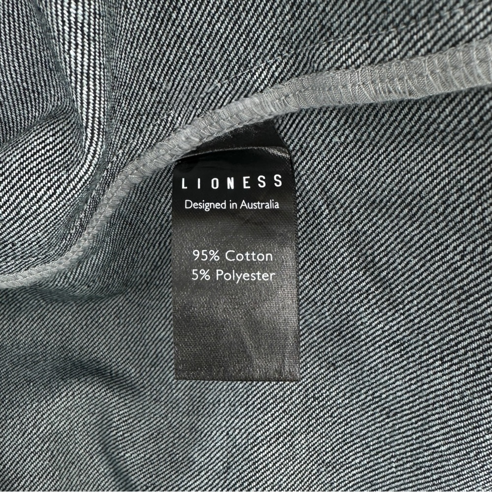 NWT LIONESS Smokeshow Dark Wash Denim Strapless Sleeveless Midi Dress sz M - Picture 10 of 12